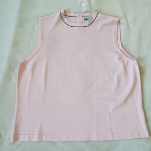 NWT SOPHIA RICCI LIGHT PINK TANK - SIZE LARGE